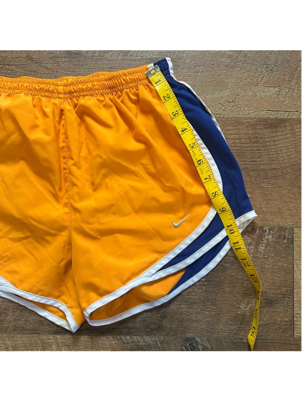 Women's Nike Running Shorts Size S Orange Blue Summer